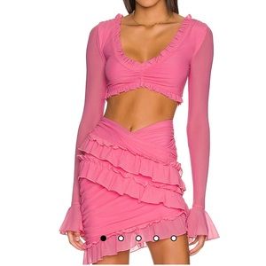 Majorelle skirt set pink